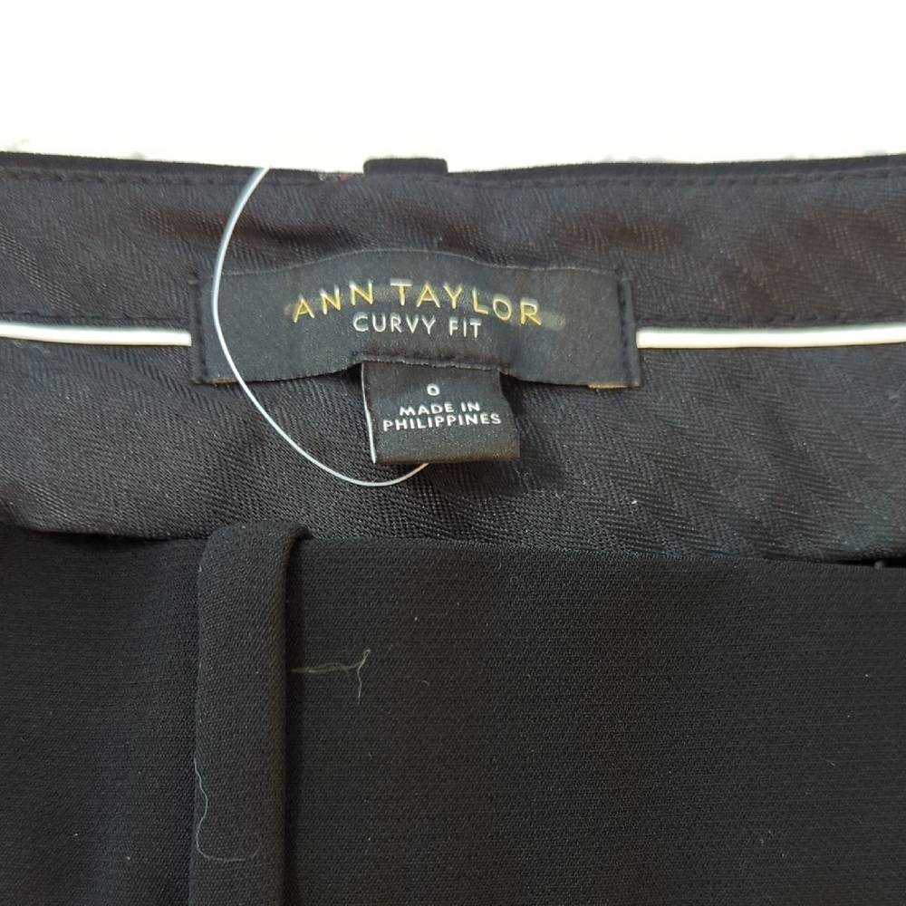 Ann Taylor Black Curvy Fit Pants